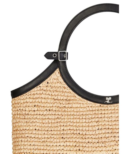 Courreges Metallic Holy Handtasche