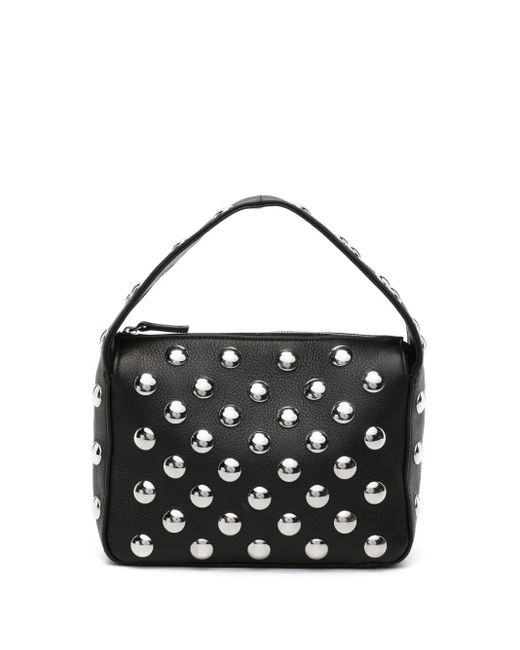 Khaite Black Small Elena Leather Tote Bag