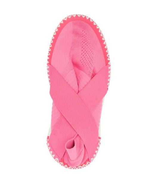 Y-3 Pink Itogo Knitted Sneakers for men