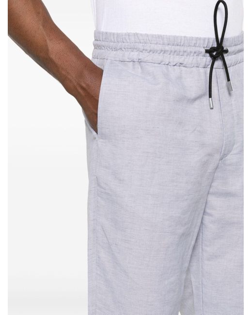Sease Blue Summer Mindset Tapered Trousers for men