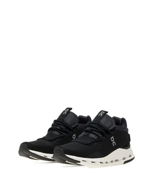 On Shoes Black Cloudnova Running Sneakers