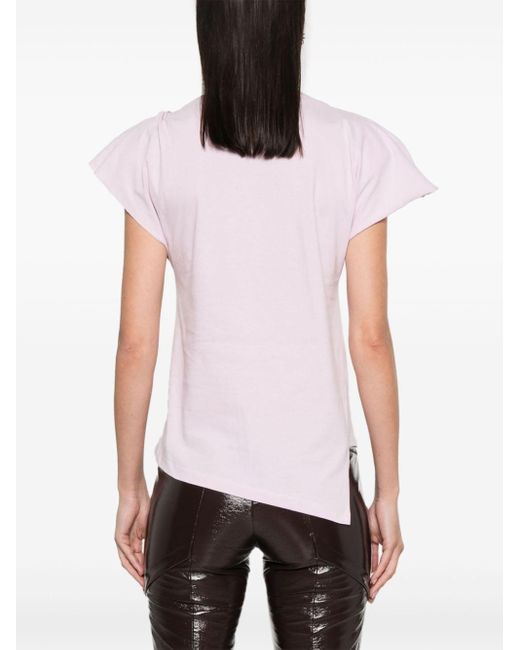 T-shirt Sebani en coton biologique Isabel Marant en coloris Pink