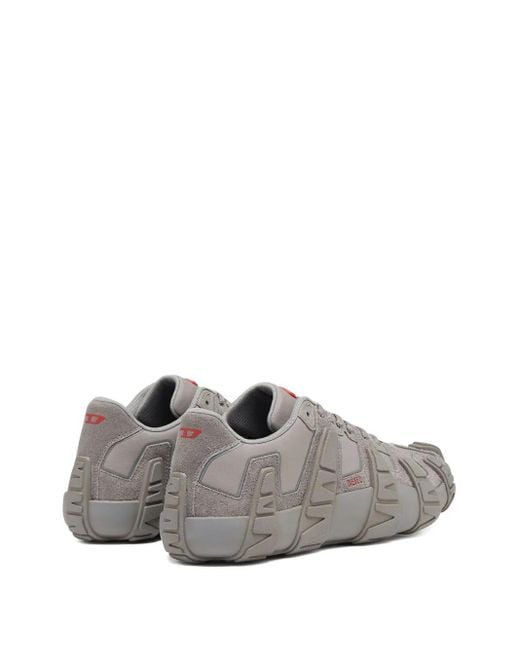 DIESEL Gray S-d-griffe Low Sneakers for men
