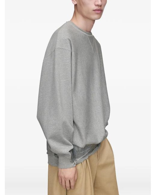 Maison Margiela Gray Taped Jersey Sweatshirt for men