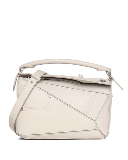 Loewe Natural Small Panta Puzzle Tote Bag