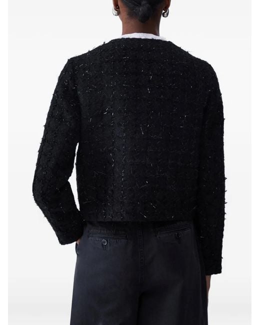 Liu Jo Blue Bouclé Jacket