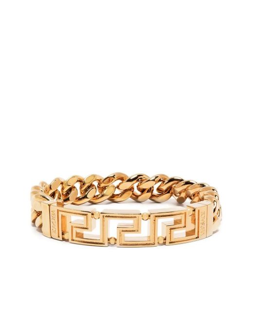 Versace Metallic Metal Bracelet Accessories for men