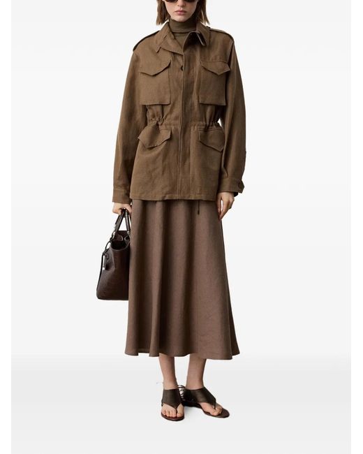 Ralph Lauren Brown Multiple-Pocket Field Jacket