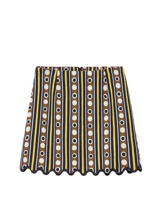 LaDoubleJ Baia Mini-Rok in het Black