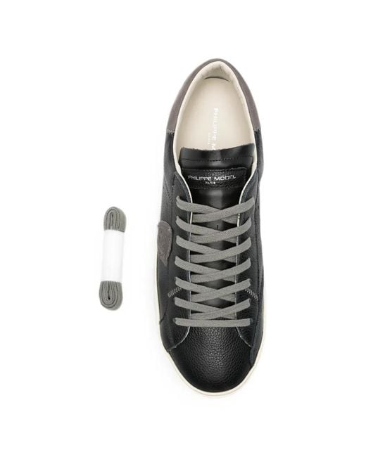 Philippe Model White Leather Sneakers for men