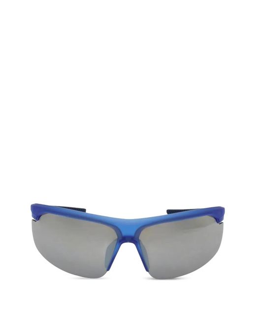 Nike Blue Windtrack E Mirrored Sunglasses for men