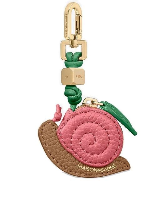Maison De Sabre Pink The Sabrémoji Garden Bug Charm