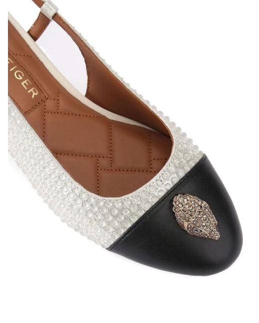 Pumps Sloane Con Cinturino Posteriore 40Mm di Kurt Geiger in White