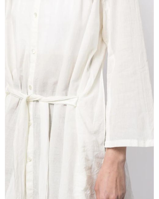 Undercover White Hemd Mit Gürtel