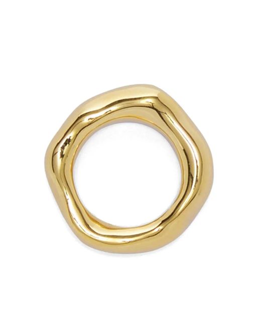 Jil Sander Metallic Sculpted Design Ring