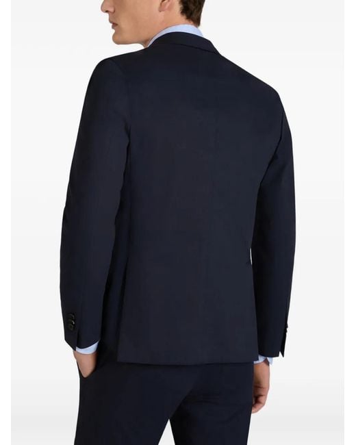 Slowear Blue Single-Breasted Blazer for men