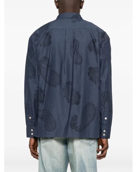 A Kind Of Guise Blue X Nanamica Derbin Shirt for men