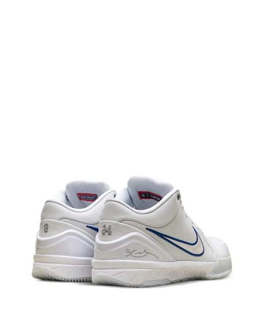 Nike White Zoom Kobe 4 Protro Sneakers for men