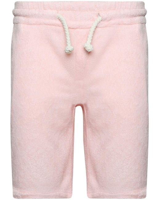 Doppiaa Cargo-Shorts mit Kordelzug in Pink für Herren