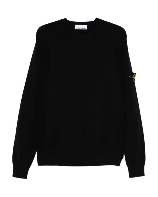 メンズ Stone Island クルーネック プルオーバー Black