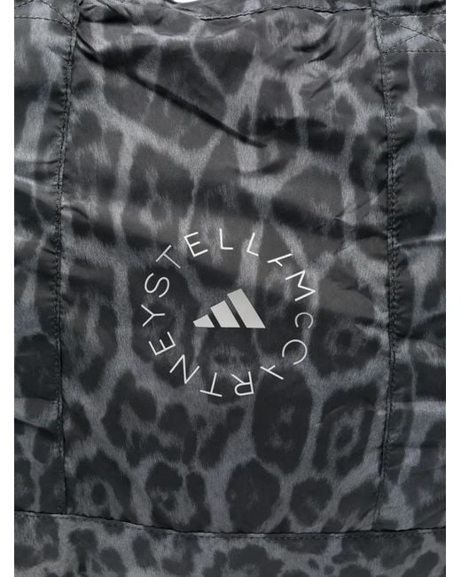 Adidas Black Leopard-Print Backpack