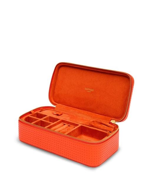 Rapport Orange Charlotte Jewellery Case