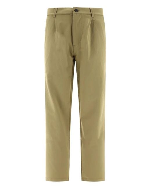 Pantalones con pinzas GR10K de hombre de color Green