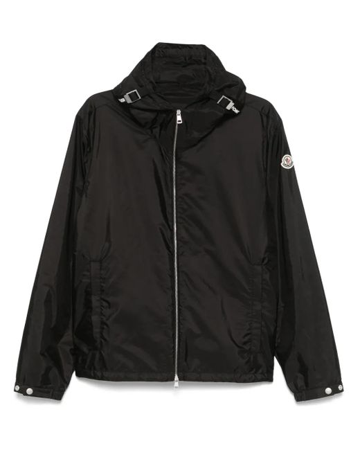 Moncler Black Remoray Zip, Cappuccio Giubbino for men