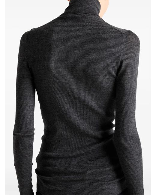 Prada Wollen Coltrui in het Black