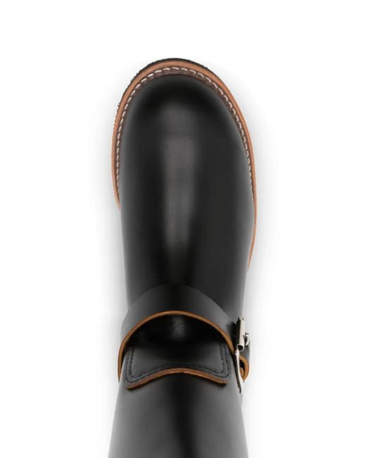 Red Wing Black 'S Klondike 2966 Engineer Boot Shoes for men