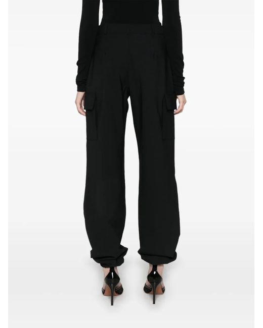 Nensi Dojaka Cargo Broek Met Toelopende Pijpen in het Black