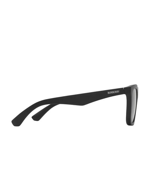 Burberry Black Embossed Check Sunglasses for men