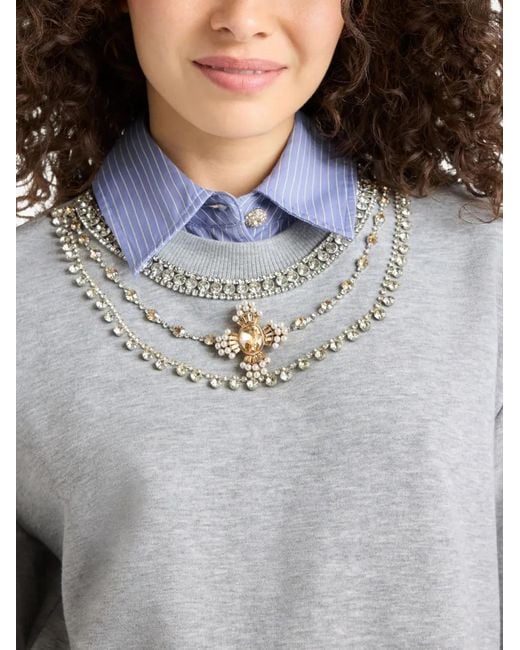 Cinq À Sept Lavina Gestreepte Sweater in het Blue