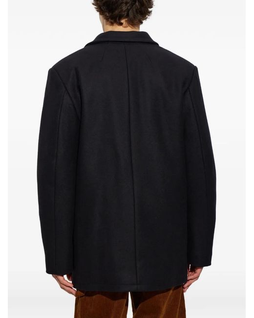 Isabel Marant Blue Wym Double-Breasted Coat for men