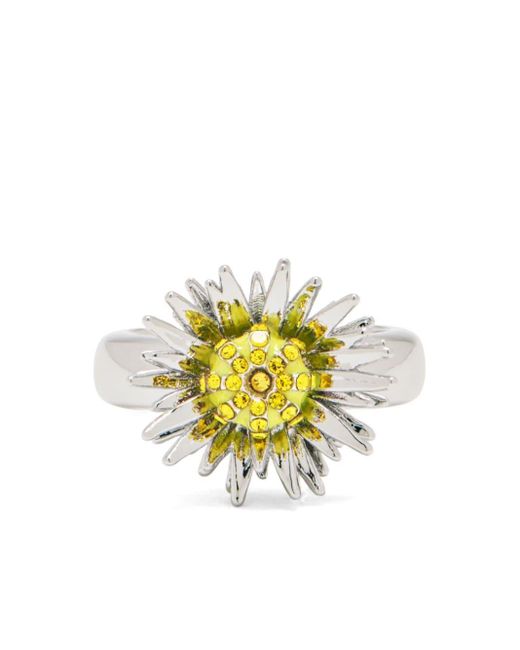 Marc Jacobs Metallic The Future Floral Ring