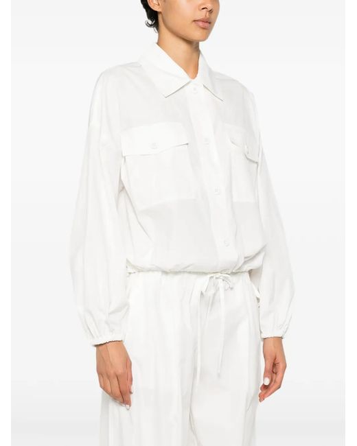 Weekend by Maxmara White Flap-Pocket Button-Up Jacket