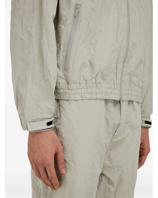 Ferragamo Beiger Blouson Mit Kapuze in Gray für Herren