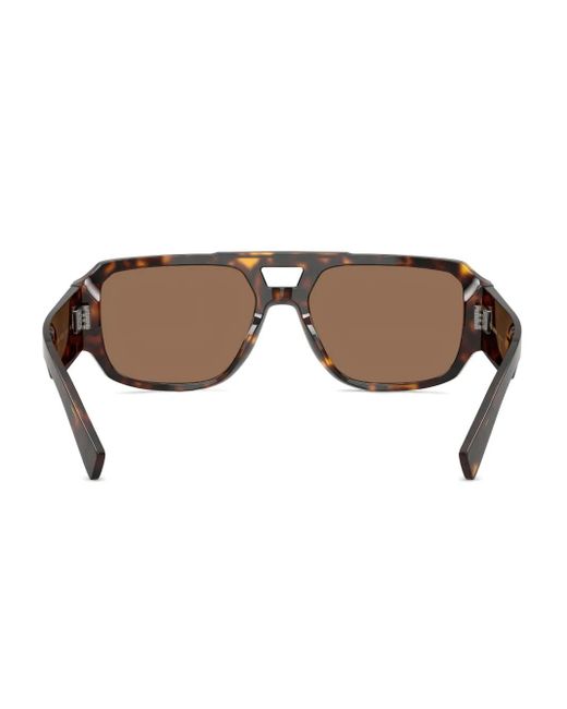 Dolce & Gabbana Brown Pilot-Frame Sunglasses for men