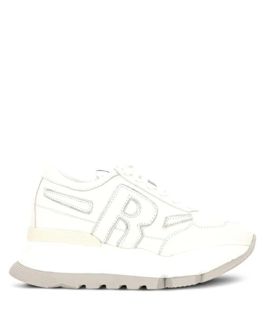 Rucoline White Leather Sneakers