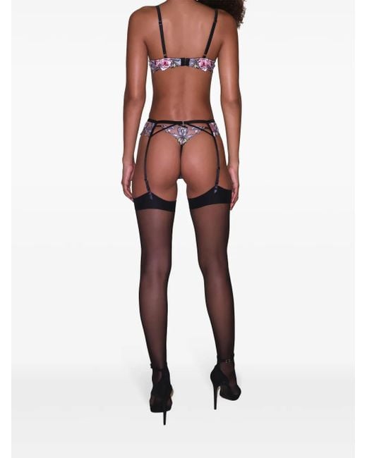 Fleur du Mal White Fidelia Garter