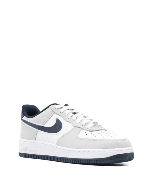 Nike White Logo Leather Trainers for men