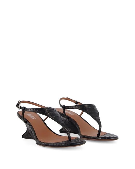 Paris Texas White Nina Leather Sandals