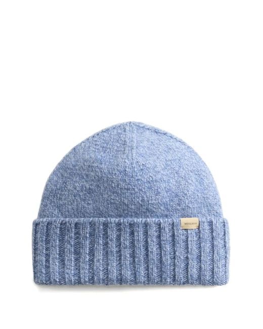 Woolrich Beanie Mit Logo-Detail in Blue für Herren