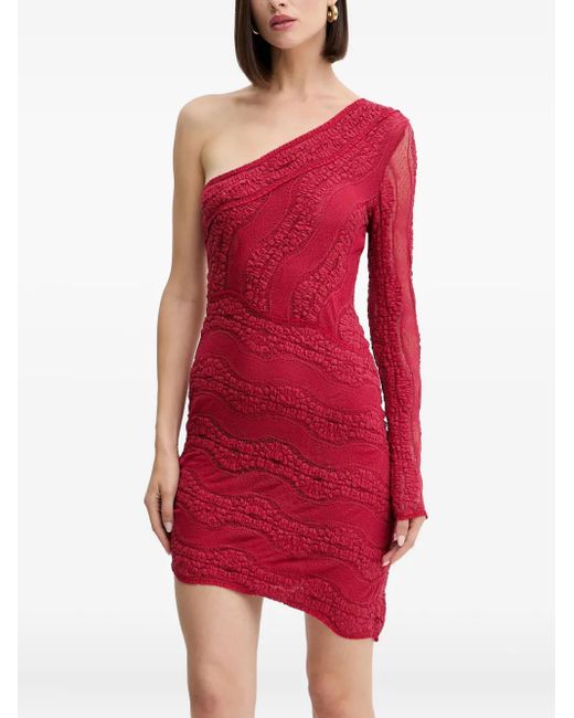 Charo Ruiz Red Asymmetrisches Minikleid