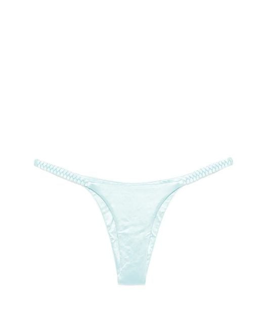 Isa Boulder Blue Weave Side Bikini Bottom