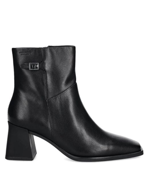 Vagabond Black Stiefel Mit Blockabsatz Und Eckiger Kappe 70Mm