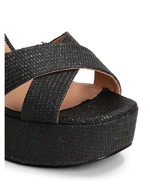 Bibi Lou Black Primrose Woven Sandals