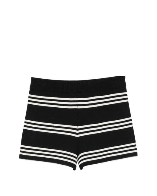 DKNY Black Striped Shorts