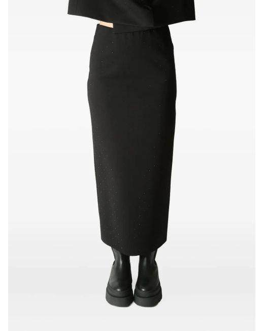 Jupe Fendue MEIMEIJ en coloris Black