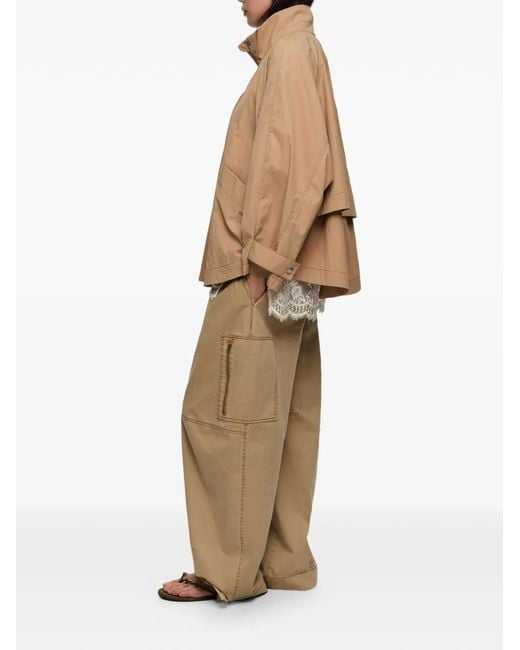 Bimba Y Lola Natural A-Line Jacket
